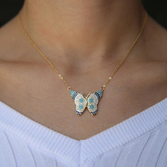 Jewelry - 14k gold filled butterfly 🦋 necklace